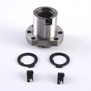 Vis à billes SSRL1605 de 16 mm de diamètre, pas de 20 mm, pour machine à tirer le fil, vis mère en acier avec composant de roulement central - Product Image 3