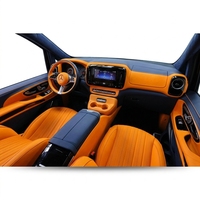 Boîte d'accoudoir de luxe Haomi pour Mercedes Classe V W447, console centrale avec chargeur USB Type-C, porte-gobelets et organisateur de rangement