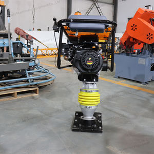 Máquina apisonadora diésel CR100, <span class=keywords><strong>compactador</strong></span> de gato <span class=keywords><strong>manual</strong></span> pequeño para construcción de carreteras con componente de motor central - Product Image 5