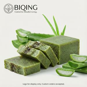 Savon artisanal à l'extrait d'aloe vera pur et naturel, apaisant, hydratant, blanchissant pour la peau, savon pour le corps, pour hôtel, <span class=keywords><strong>spa</strong></span>, marque privée - Product Image 1