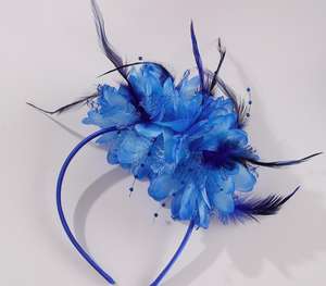 اغراء سيدات عصابة الشاي للشاي كوكتيل الزهرة الريشة للزفاف 20s 50s كرنفال الهالوين الديكور - Product Image 3