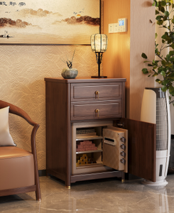 Coffre-fort invisible en bois massif avec serrure à empreinte digitale numérique, coffre-fort dissimulé pour la protection des objets de valeur à la maison ou au bureau - Product Image 2