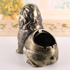 Cendrier en métal et acier motif animal : pour la maison, le club, le cybercafé, l'hôtel, épaissi, commercial, tendance et personnalisable - Product Image 2