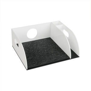 Support de rangement pour café filtre en acrylique avec porte-filtre et brosse pour la préparation du café filtre à la main - Product Image 5