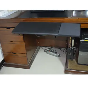 متعددة الوظائف كامل مقعد متحرك لقط لوحة المفاتيح/مكتب للحاسوب شخصي حامل + كرسي ذراع لقط لوحة الماوس