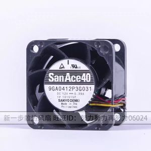 ซันโย เดนกิ SanAce40 9GA0412P3G031 DC12V 0.39A 40 มม.พัดลมสำหรับแหล่งจ่ายไฟแอนท์ - Product Image 2