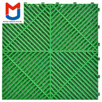 Dalles de sol de garage en vinyle professionnelles, à emboîtement, avec motif parquet moderne, antidérapantes et résistantes à l'humidité