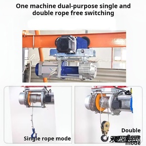 Treuil électrique en aluminium de type CD de <span class=keywords><strong>2</strong></span> tonnes, 380 V, avec câble métallique, grue à tambour, longueur de levage maximale de 60 m, pour hôtels et commerce de détail - Product Image 6