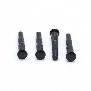Remaches de Cabeza Sólida de Hierro Galvanizado Negro de 3mm, 4mm, 5mm, Resistentes, Estándar ISO, Tamaños Personalizables, Industriales, Estructurales SaiTong - Product Image 5