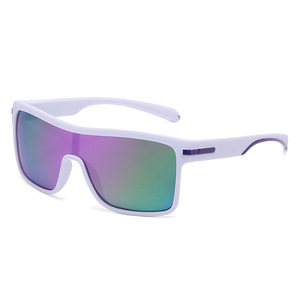 Lunettes de soleil de cyclisme d'extérieur transfrontalières polarisées UV400, anti-vent, pour le sport, monture noire, verres TAC, type 3, protection solaire - Product Image 2