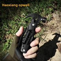 Marteau à griffes multifonctionnel portable, outil combiné, pinces en acier inoxydable, pour camping, extérieur, bricolage, qualité OEM