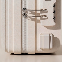 Valise d'affaires moderne légère et haute performance avec interface de batterie externe intégrée, porte-gobelet et support tablette, à roulettes pivotantes