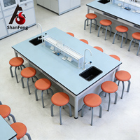 Tabouret de laboratoire moderne en PP certifié GRS de qualité supérieure pour salles de classe scientifiques, design ergonomique durable, options de couleurs vibrantes, sans accoudoirs