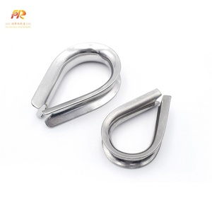 Dedales de cuerda <span class=keywords><strong>Capel</strong></span> de aparejo de metal de procesamiento personalizado de fabricante, accesorios de acero inoxidable, dedal de gancho, dedal de aluminio - Product Image 2