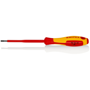 Destornillador Knipex con hoja ranurada de 3,5 mm y mango de 102 mm, herramienta para electricista - Product Image 1