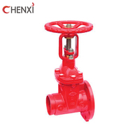 Valve de porte de feu 300psi avec poignée, en silicone, de type os et y, approuvé UL/FM