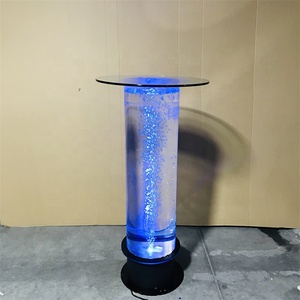 Mesa de <span class=keywords><strong>bar</strong></span> led personalizada, decoración de muebles para club nocturno, nuevo estilo, Burbuja de agua, gran oferta - Product Image 6