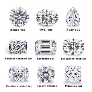 Grande promozione moissanite D white VVS watch diamond moissanite diamond jewelry certificato gra diamond loose moissanite