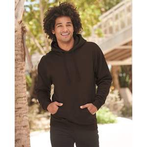 Charcoal Heather L Sudadera con capucha para hombre 100% algodón antiarrugas Anti-Shrink Solid 2025One - Product Image 1