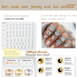 Diamantes Cultivados en Laboratorio <span class=keywords><strong>GEMID</strong></span> con Certificado CVD HPHT, Color Rosa, 1.73CT, VVS1, Corte Pera, Rosa Intenso, Sintéticos, para Fabricación de Anillos de Diamantes - Product Image 5