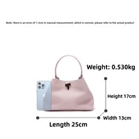 Sac à bandoulière minimaliste en cuir véritable 2026, motif litchi, décontracté, avec deux sangles, polyvalent pour femme