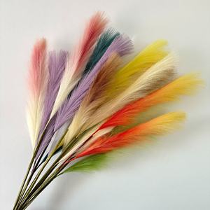 Caña artificial colorida flor falsa fragmitas <span class=keywords><strong>Australis</strong></span> planta Faux espadaña decoración del hogar colorido - Product Image 1