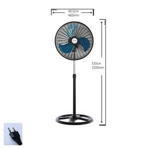 Bán Buôn 18 Inch Nhà Kim Loại Lưỡi Điện Đứng <span class=keywords><strong>Fan</strong></span> Nhựa Sàn <span class=keywords><strong>Fan</strong></span> Điều Khiển Cơ Khí Bệ Người Hâm Mộ - Product Image 3