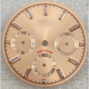 Esfera de Reloj Cronógrafo Multifunción de Cristal de 29.5mm, Nuevos Accesorios Mod Compatibles con el Movimiento de Cuarzo VK63 - Product Image 5