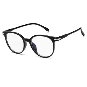 Murah Saham Pemblokir Lampu Biru Kacamata Bulat Kacamata Bingkai Kacamata Tanpa Resep Dokter Bergaya Anti Blue Ray Kacamata Komputer