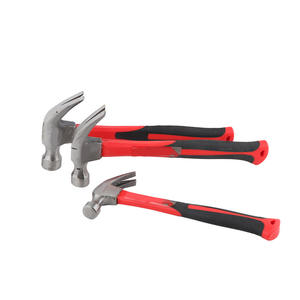 ค้อนตีตะปูด้ามไฟเบอร์ 0.25 กก. หน้าตัดกลม ด้ามจับกันลื่น ออกแบบตามหลักสรีรศาสตร์ เครื่องมือสำหรับงานก่อสร้างอุตสาหกรรม - Product Image 1