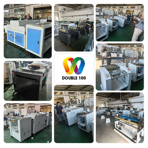 Máquina de Recubrimiento Semiautomática <span class=keywords><strong>UV</strong></span>+IR Double100 para Aplicación de Barniz sin Solventes en Papel, Espesor de 150-600g, Velocidad de 30m/min - Product Image 3