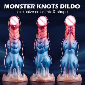 Vibrateur chauffant à poussée en silicone liquide à 10 fréquences, énorme dragon animal, pour adultes - Product Image 3