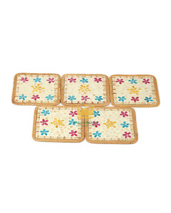 Napperon de table rond moderne en nacre, écologique, épaisseur 6 mm, tressé à la main, diamètre 330 mm, pour une table élégante, Vietnam - Product Image 6