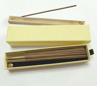 Boîte d'emballage de luxe personnalisée en carton rigide avec tiroir coulissant pour bâtonnets d'encens Agarbatti, type boîte d'allumettes