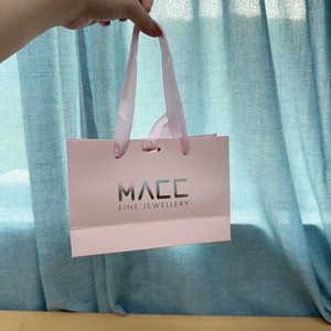 Bolsa de Regalo Rosa Personalizada, Bolsa de Embalaje para Joyería, Bolsa de Compras de Papel con su Propio Logotipo - Product Image 6