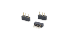 Conector hembra de paso de 2.54mm, de una sola fila, recto, tipo H:3.55mm, terminal de base completa tipo U 0.6*0.2 1*3P - Product Image 5