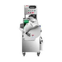 Industriële roestvrijstalen voedselsnijmachine 800kg/u voor restaurant, hotelkeuken, multifunctioneel voor groenten, aardappelen en fruit