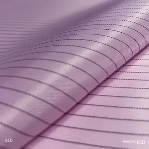Daftar baru kain tekstil hijau kain katun Twill antistatik kain serat karbon 100gsm 150cm