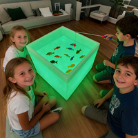 Table d'activités LED, plateau de jeu sensoriel pour la maternelle, avec matériau PE imperméable