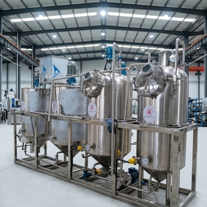 Machine <span class=keywords><strong>de</strong></span> raffinage d'huiles comestibles pour usine, 1-10 tonnes/jour, pour huiles <span class=keywords><strong>de</strong></span> palme et d'olive, en acier inoxydable, avec système <span class=keywords><strong>de</strong></span> vide automatique - Product Image 6