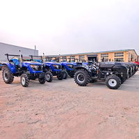 Tracteur agricole multifonctionnel 80 CV à quatre roues motrices avec système hydraulique, directement de l'usine