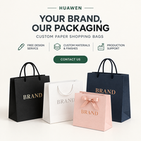 Sacs cadeaux en papier de luxe personnalisés, sacs shopping en papier écologiques, emballage avec ruban, poignée en ruban, style classique