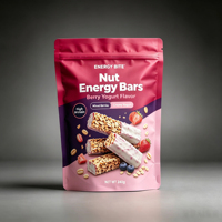 Sachet d'emballage personnalisé pour flocons d'avoine, en aluminium alimentaire, refermable, pour farine d'avoine