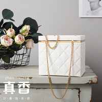 Nouvelle Chaîne Pliée Portable Art Floral Composition Florale Cadeau Décoration Boîte Fleuriste Panier Vide