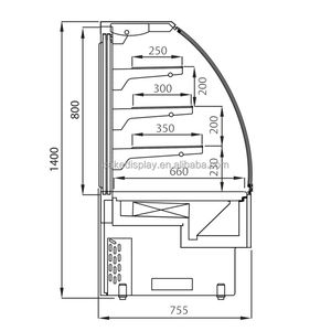 <span class=keywords><strong>Vitrina</strong></span> <span class=keywords><strong>Refrigerada</strong></span> de 3 Niveles para Pastelería, <span class=keywords><strong>Usada</strong></span> en Restaurantes y Panaderías Comerciales, en Oferta - Product Image 6