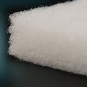 Bộ lọc không khí phương tiện truyền thông 100% Polyester tùy chỉnh mềm không dệt bông vải rèm cửa không thấm nước polyfill dệt sản xuất tấm lót - Product Image 1