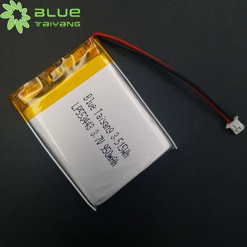 Blue Taiyang 553443 3.7 v 950mah lipo li-ion battery pack lithium polymer battery 3.7v with 950mah