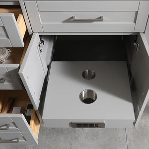 Meuble-lavabo de salle de bain haut de gamme de 60 pouces avec double vasque en céramique et caractéristiques résistantes à l'eau - Product Image 5