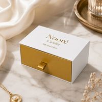 Boîte-cadeau d'emballage cosmétique sur mesure, boîtes à tiroirs en papier recyclable de qualité supérieure pour les produits de beauté, le maquillage et les soins de la peau
