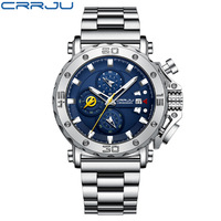 Montre Homme Boîtier en Alliage Bracelet en Acier Inoxydable Massif Mouvement Quartz Perle Cadran Analogique Lumineux Extra-Large Étanche pour l'Exercice